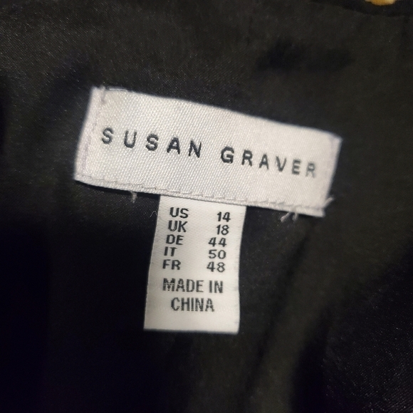 EC Susan Graver Floral Print Colorful Blazer Size 14, Preppy, casual - Picture 11 of 12